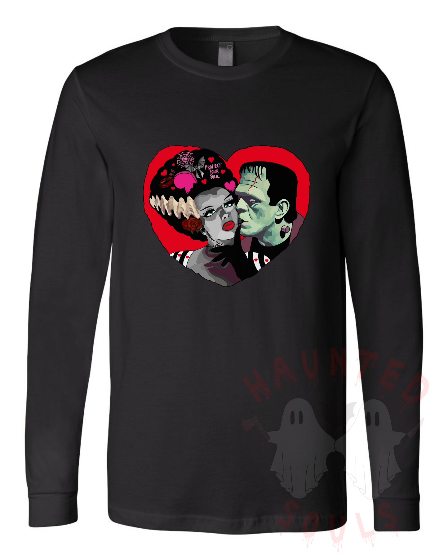 Frank & Bride Adult Long Sleeve T-Shirt