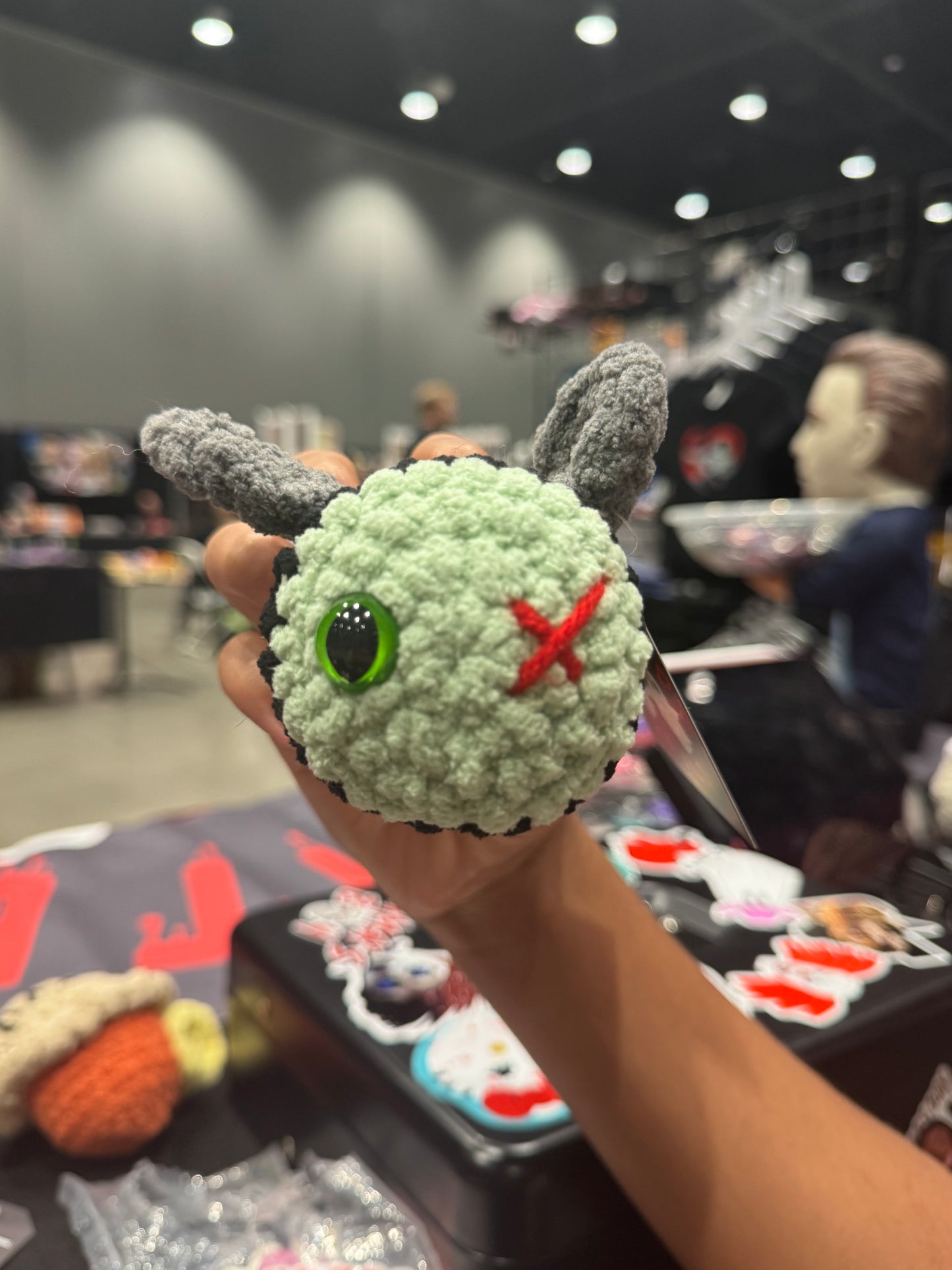 Zombie Bee Mini Crochet Doll