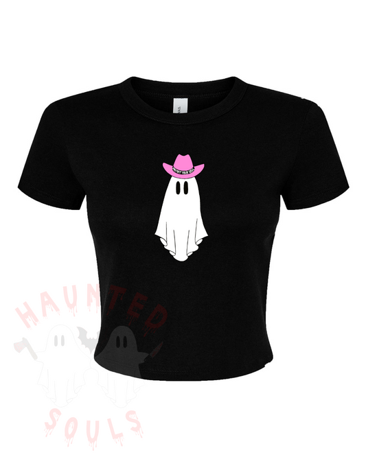 Ghostie Cowgirl Adult Baby Tee