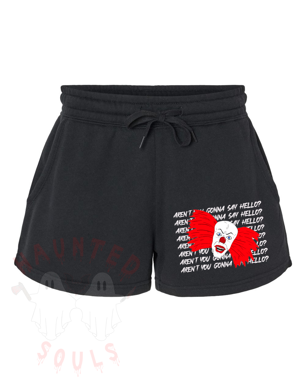 Dancing Clown Women's Fleece Shorts