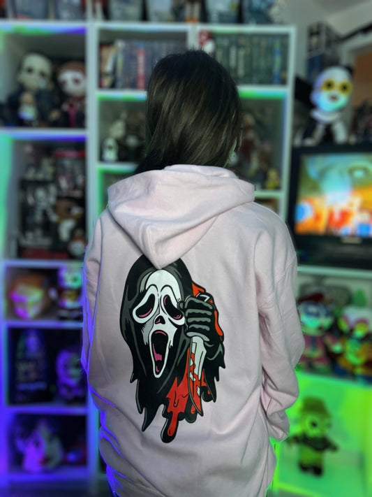 Psycho Killer Youth Hoodie - Pink