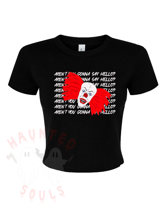 Dancing Clown Adult Baby Tee