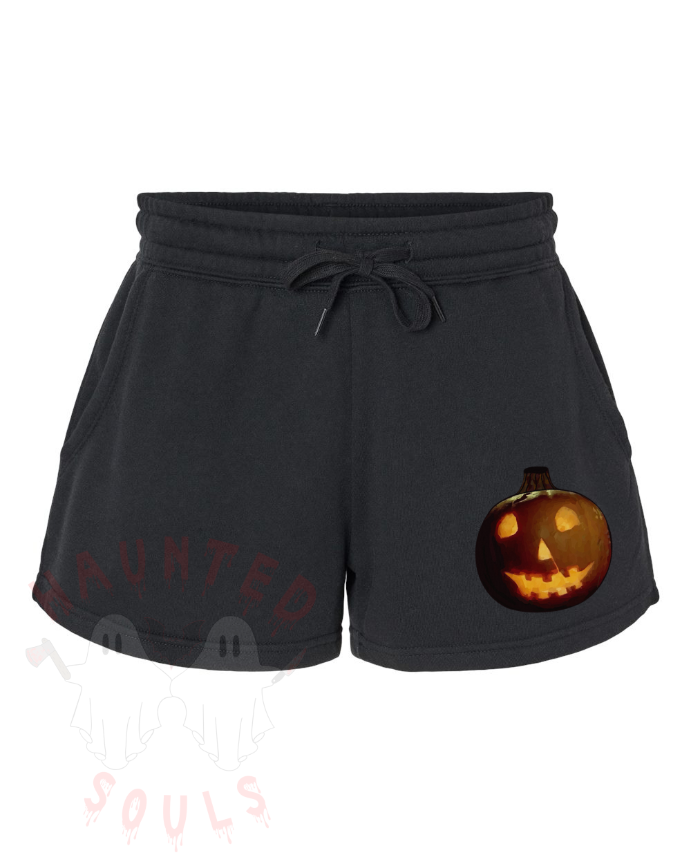 Jack-O-Lantern Women's Fleece Shorts