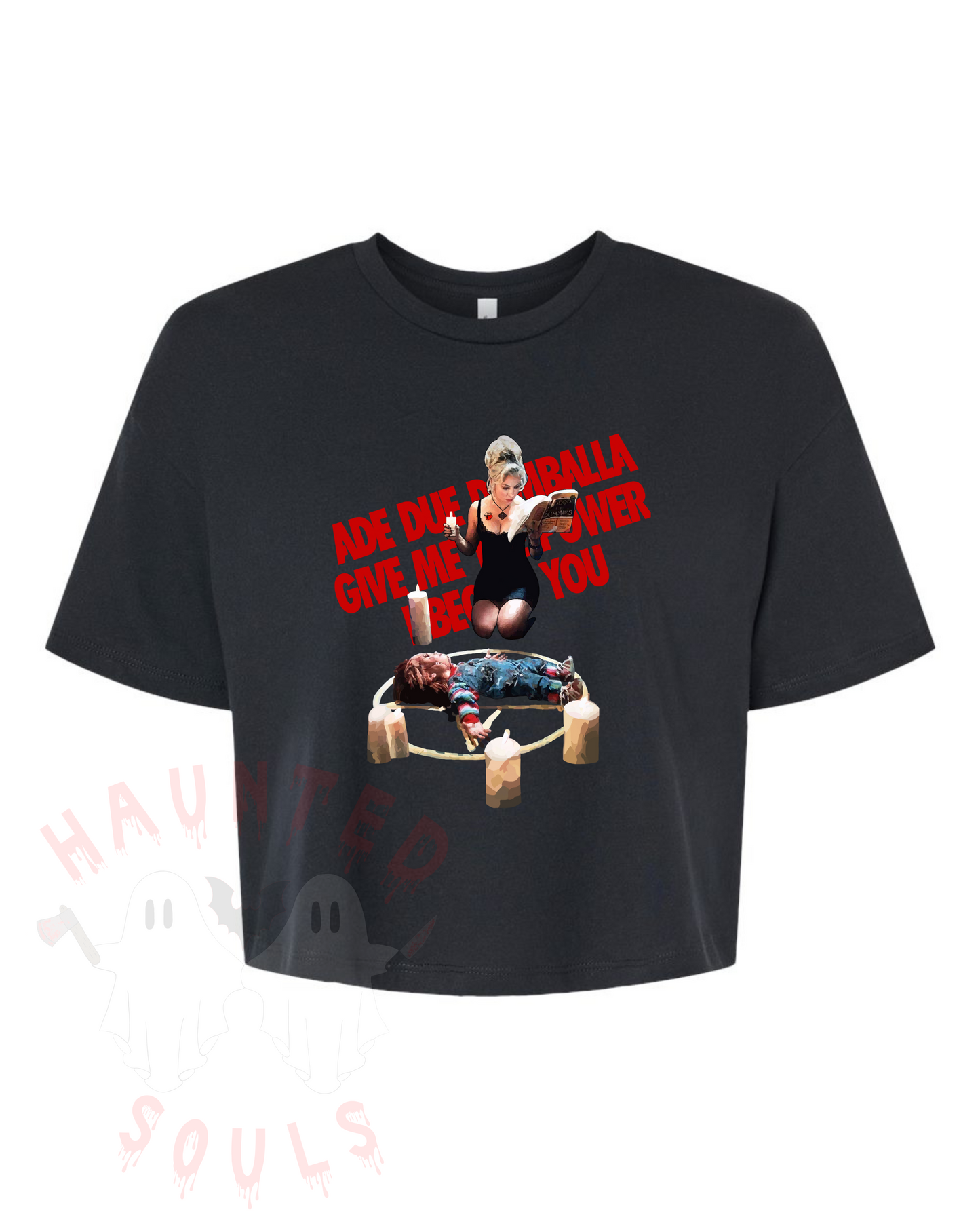 Killer Dolls Adult Cropped T-Shirt