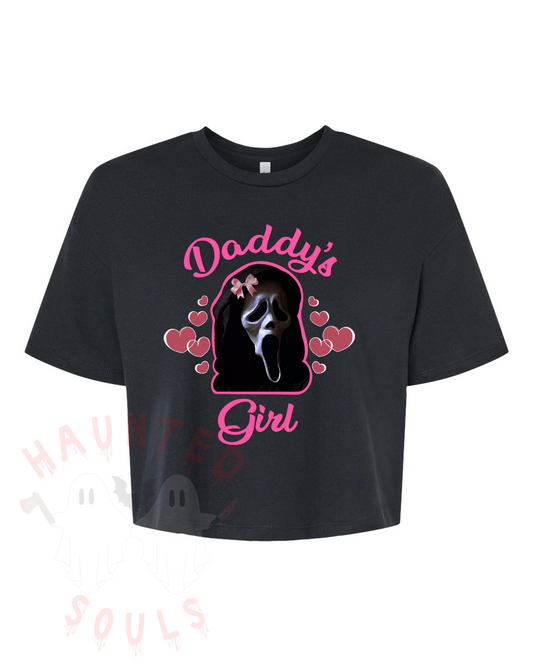 Daddy's Girl Adult Cropped T-Shirt