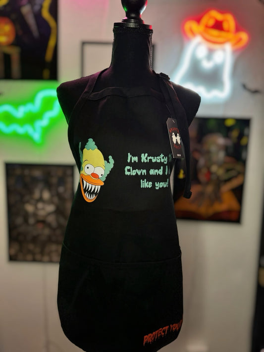 Krusty the Clown Inspired Apron