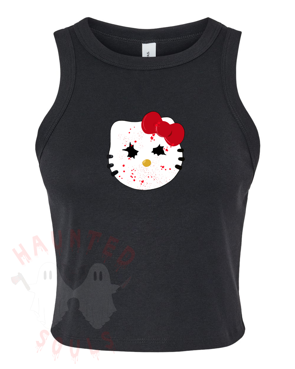 Hello Chucky Inspired Adult Cropped Tank