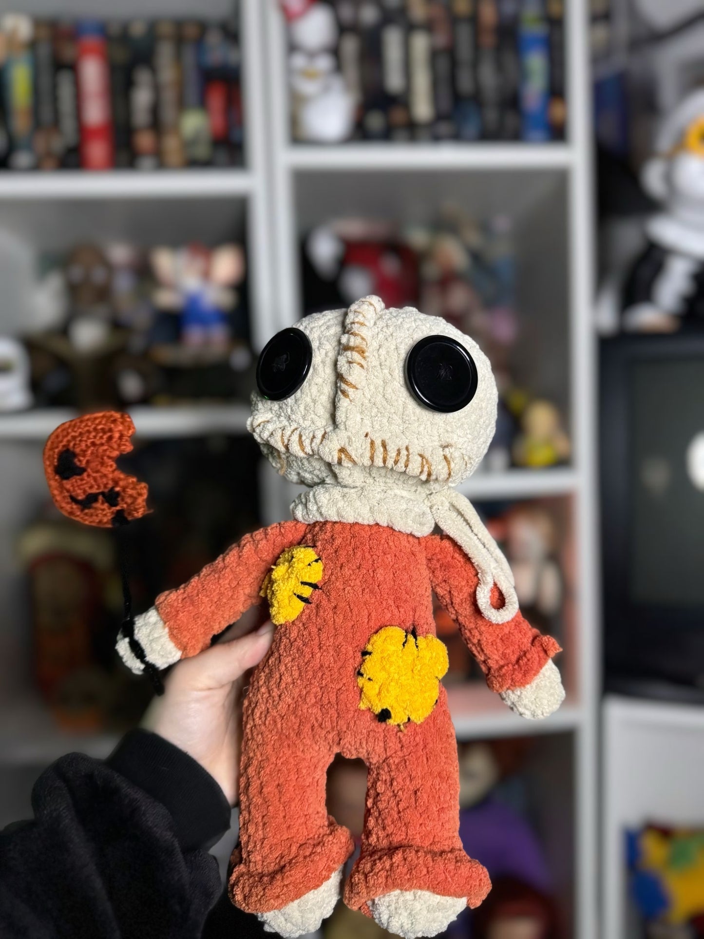 Burlap King Crochet Doll