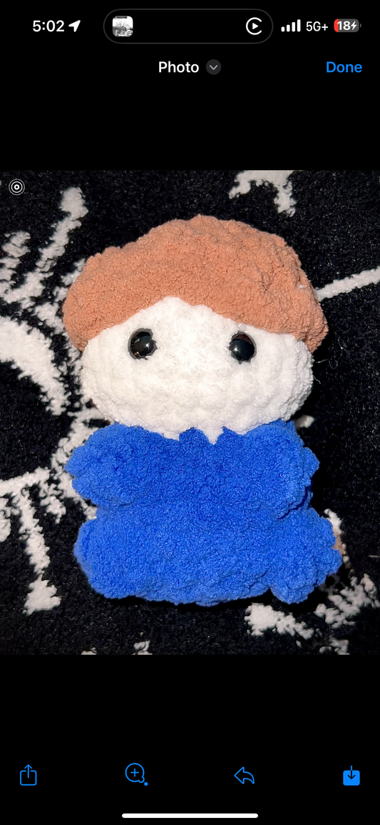 Boogeyman Mini Crochet Doll