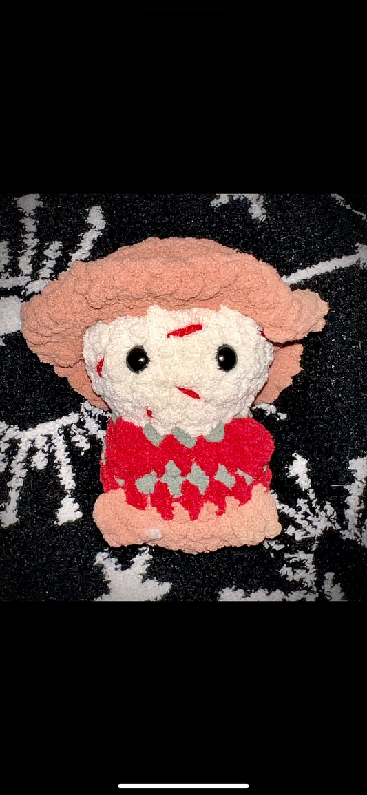 Nightmare Killer Mini Crochet Doll