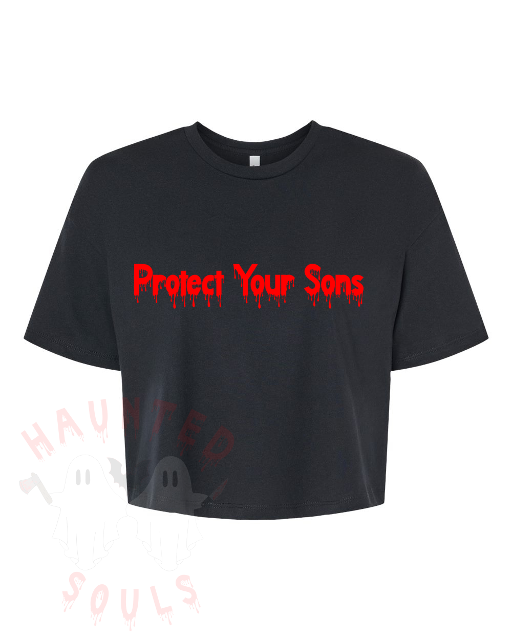 Protect Your Sons Adult Cropped T-Shirt