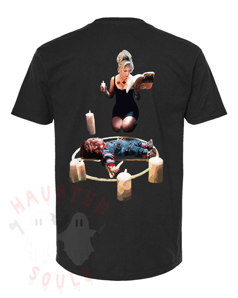 Killer Dolls Adult Pocket T-Shirt