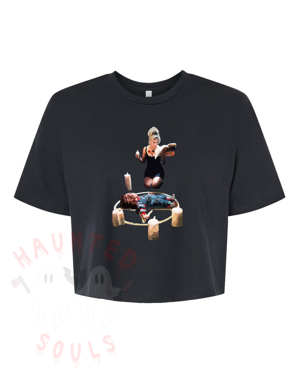 Killer Dolls Adult Cropped T-Shirt