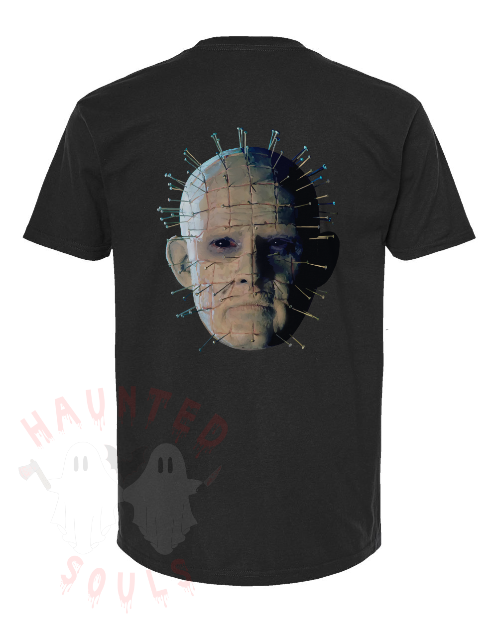 Pinhead Inspired Adult Pocket T-Shirt