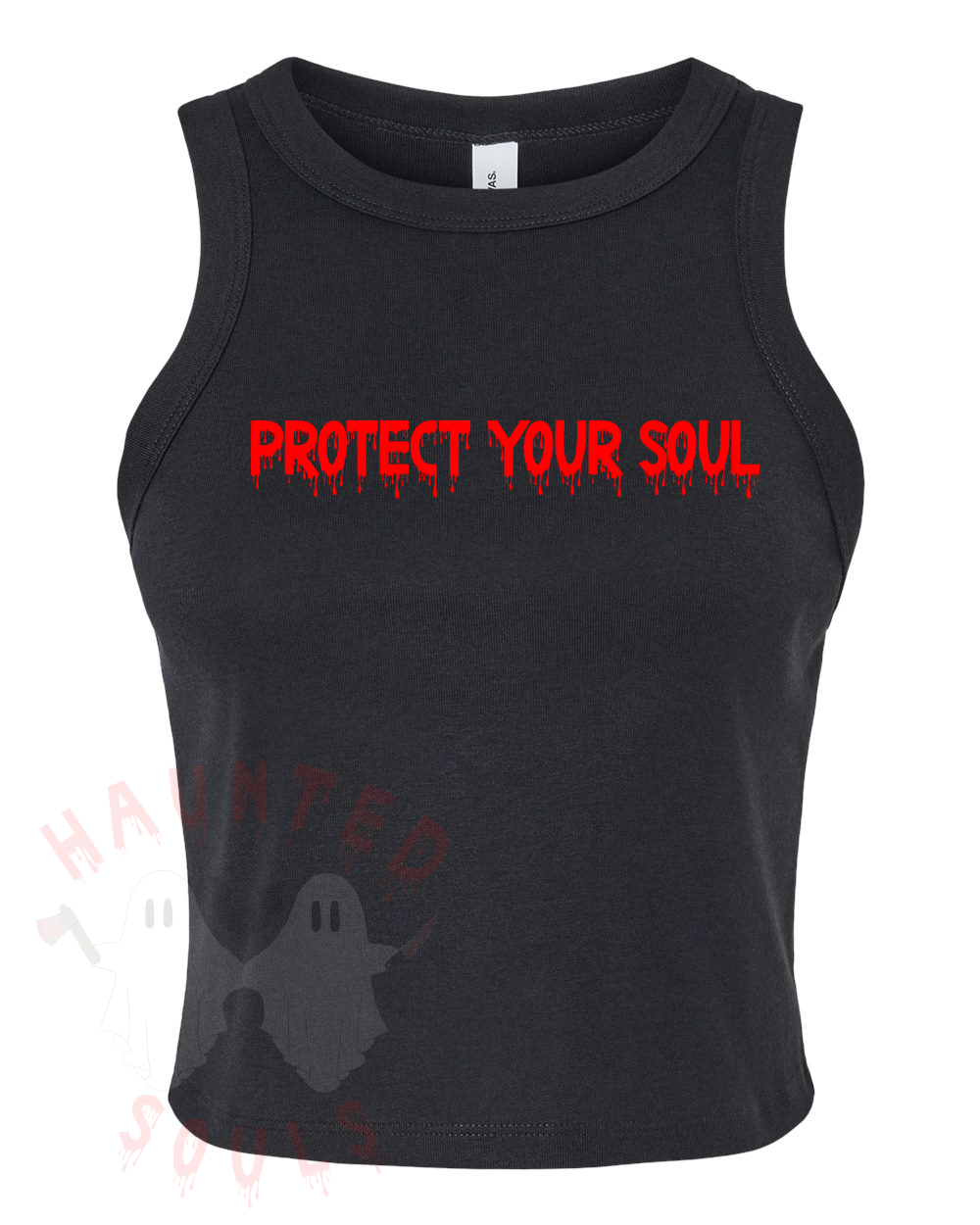 Protect Your Soul Adult Cropped Tank