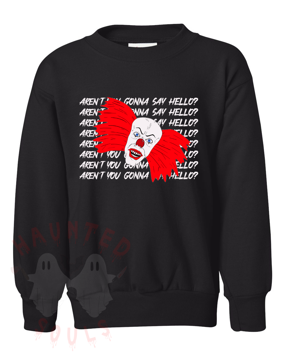 Dancing Clown Youth Crewneck