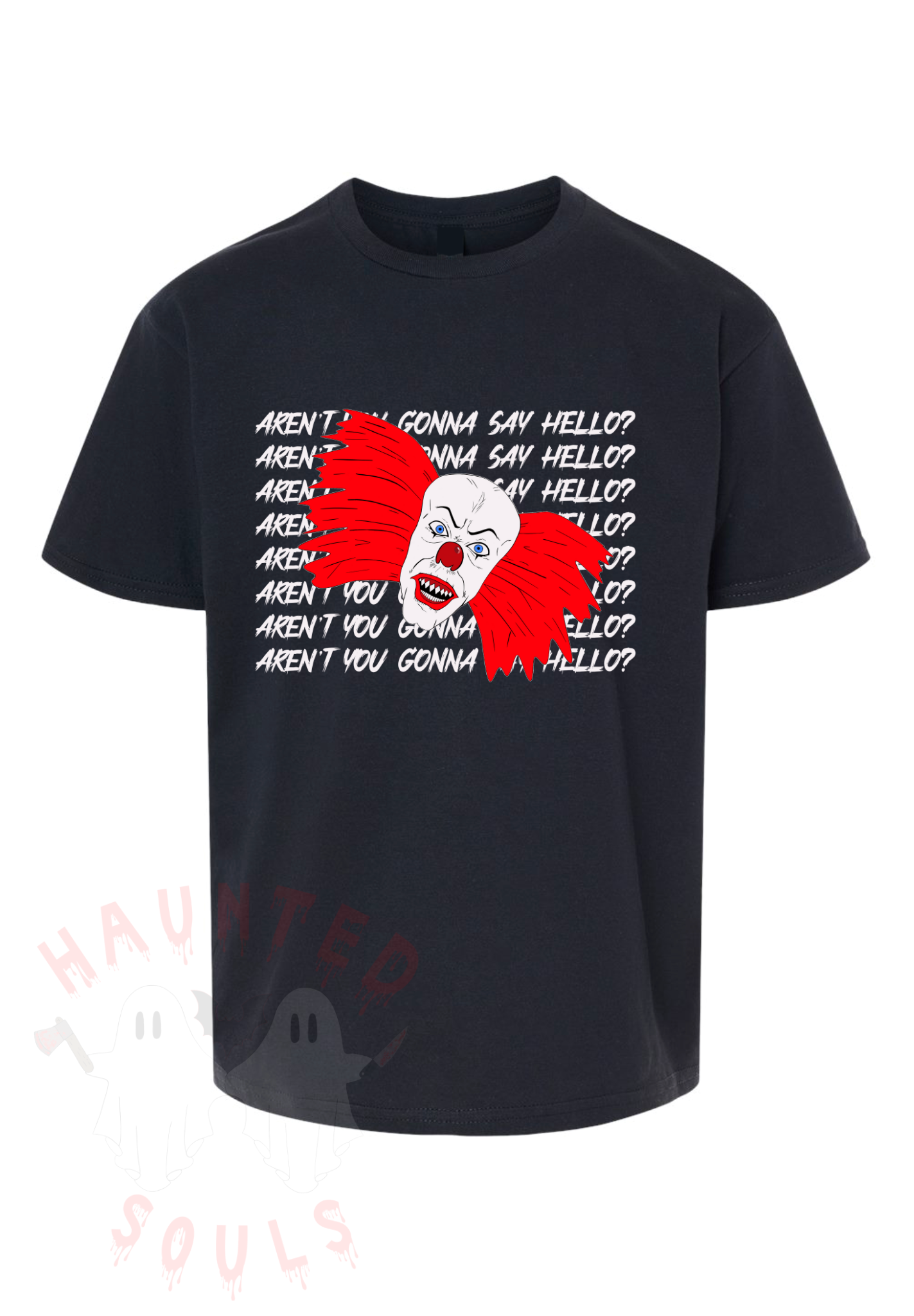 Dancing Clown Youth T-Shirt - Black